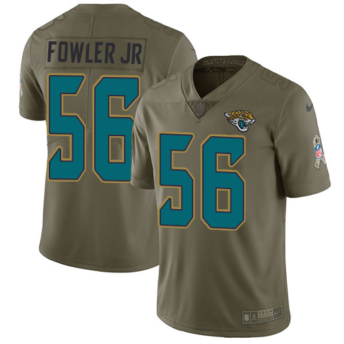 Nike Jaguars #56 Dante Fowler Jr Olive Youth Stitched NFL Limited Salute to Service Jersey